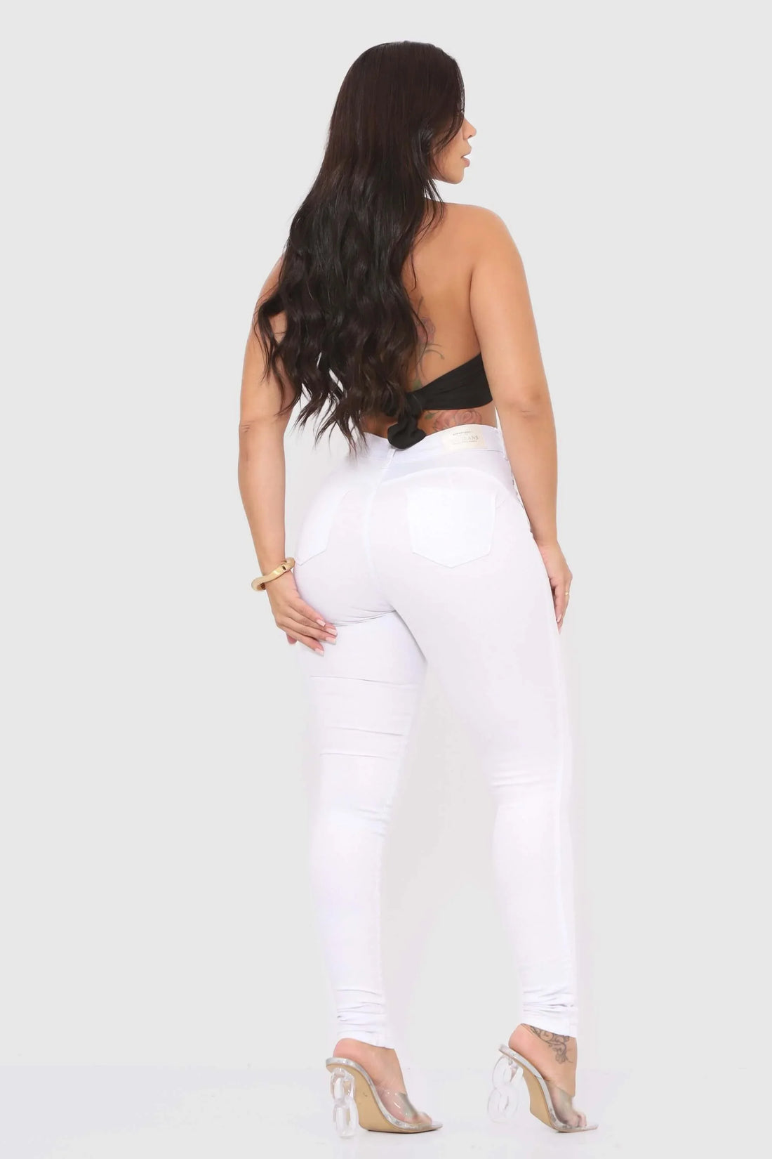 Calça Sarja Cigarrete Skinny Cintura Alta Leon