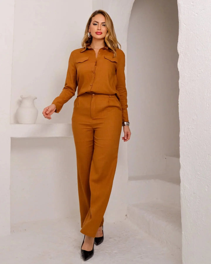 Conjunto Camisa e Calça Alfaiataria - Leon Elegance