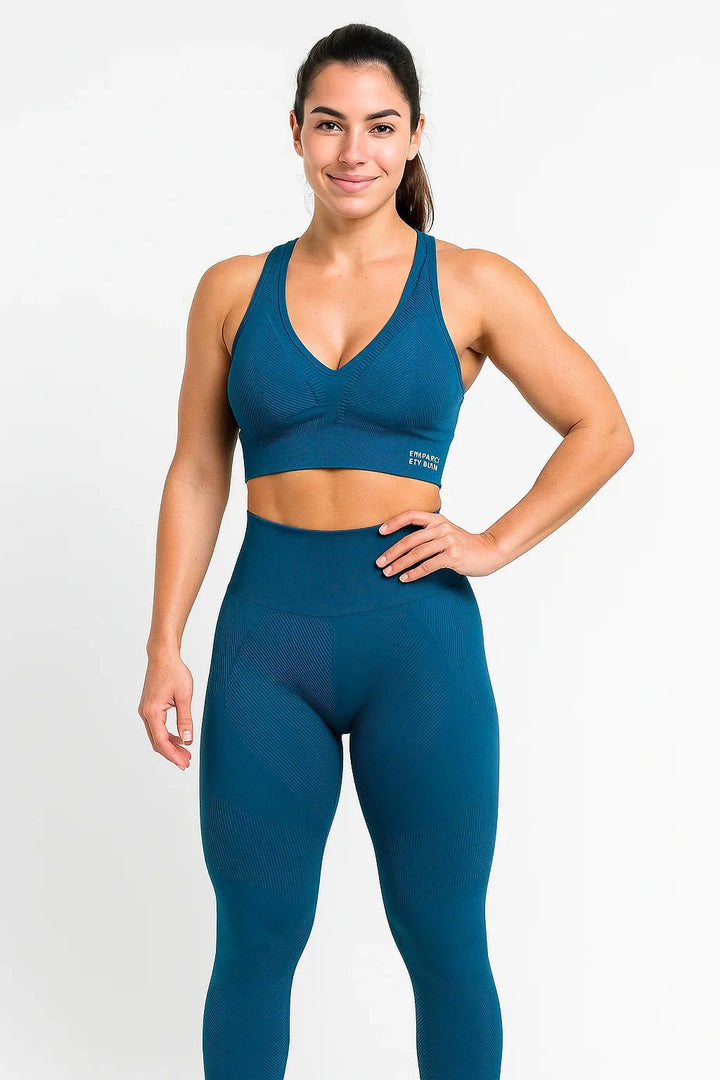 Conjunto Fitness Feminino Empório Pit Bull Top e Legging - Leon Elegance
