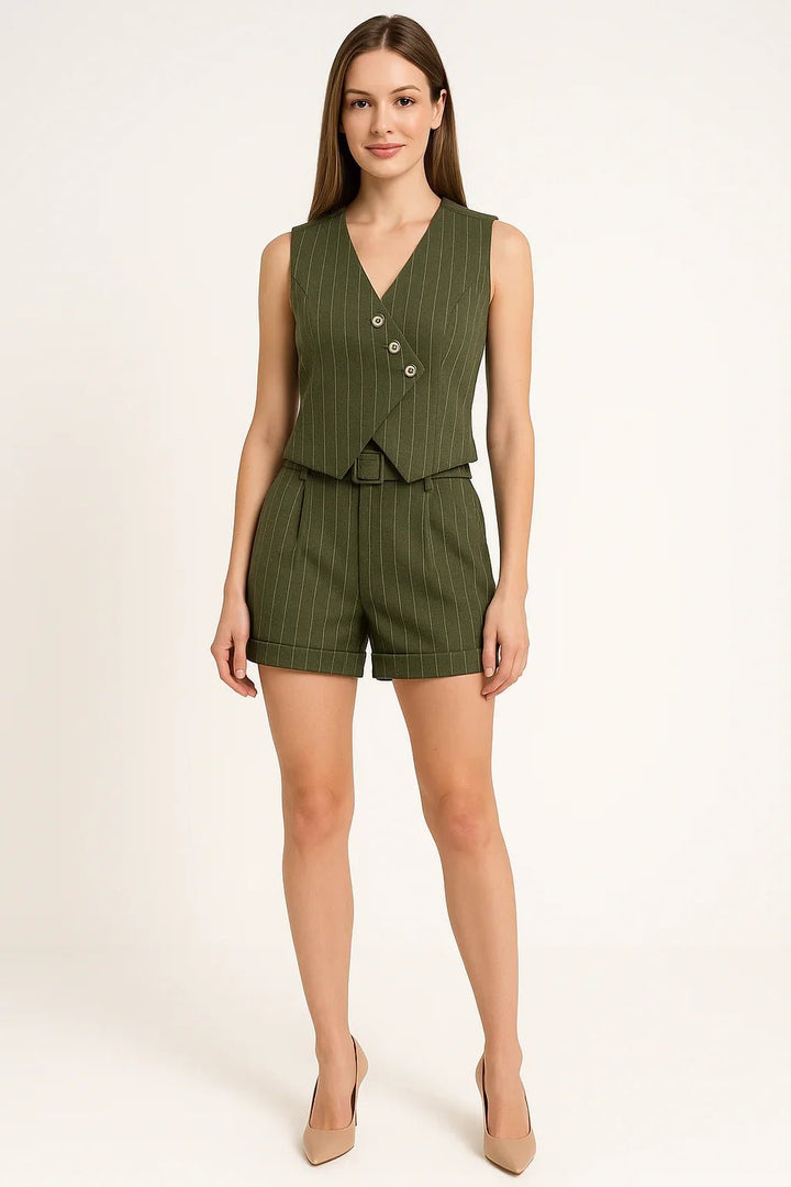 Conjunto KLEPTON Alfaiataria Listrado - Leon Elegance