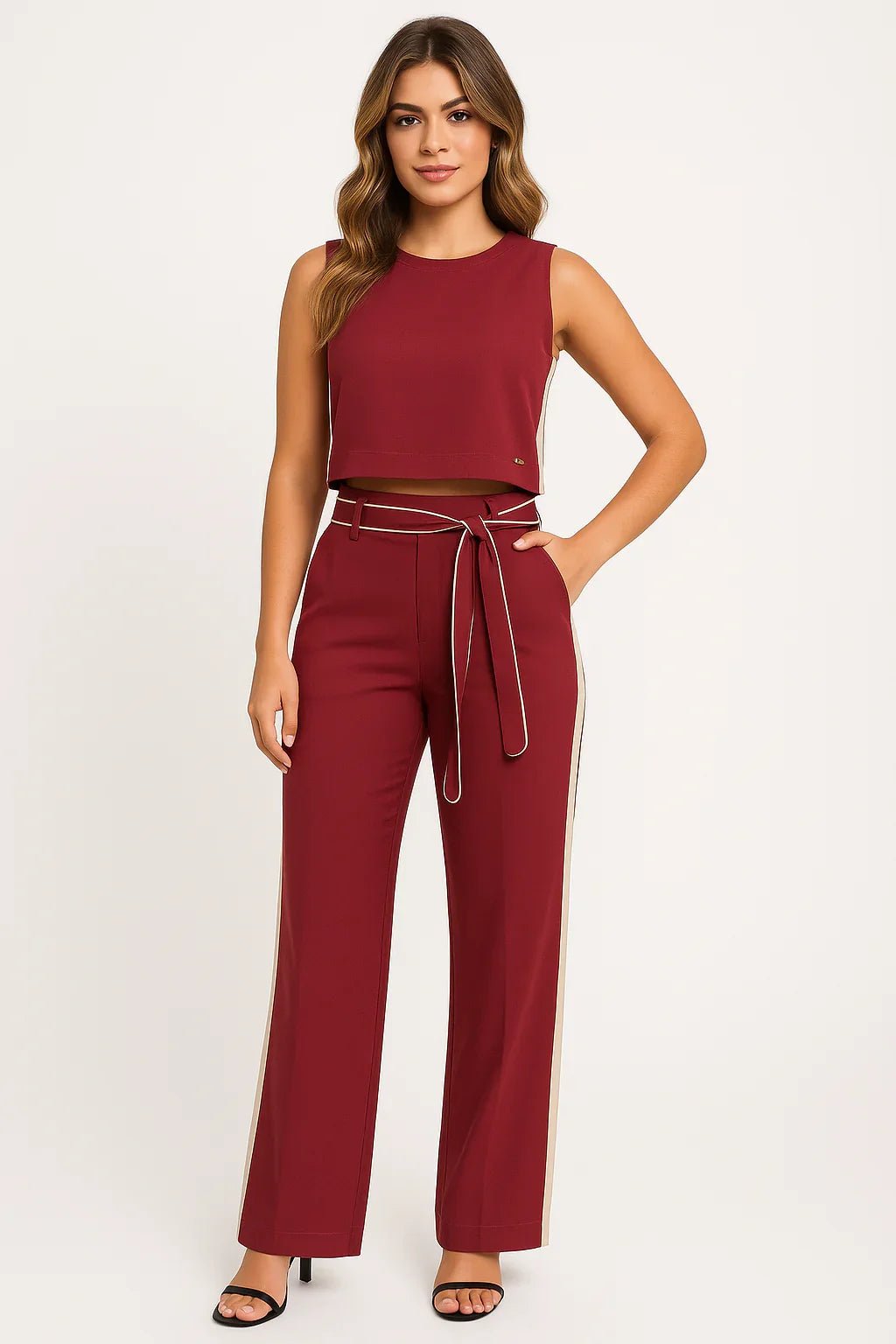 Conjunto Klepton Navy com Faixa - Leon Elegance