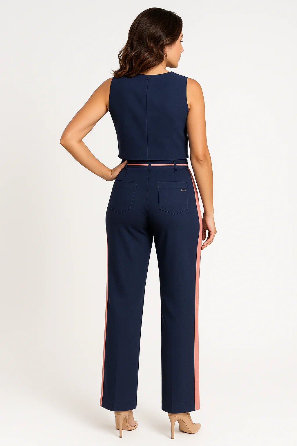 Conjunto Klepton Navy com Faixa - Leon Elegance