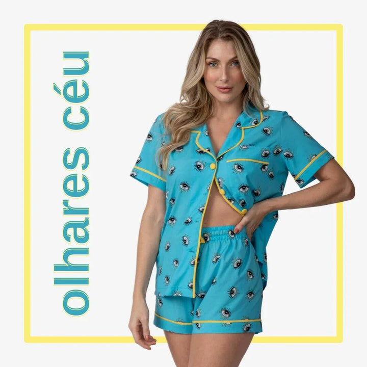 Conjunto Short Doll Love Doce Leon - Leon Elegance