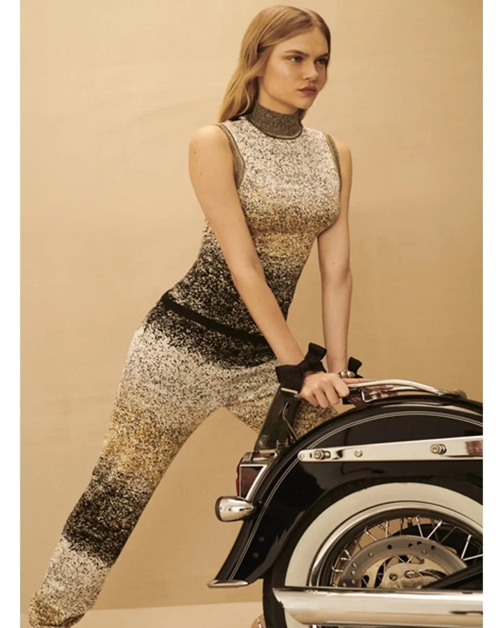 Conjunto Tufi Duek Degradê Metálico com Gola Alta - Leon Elegance