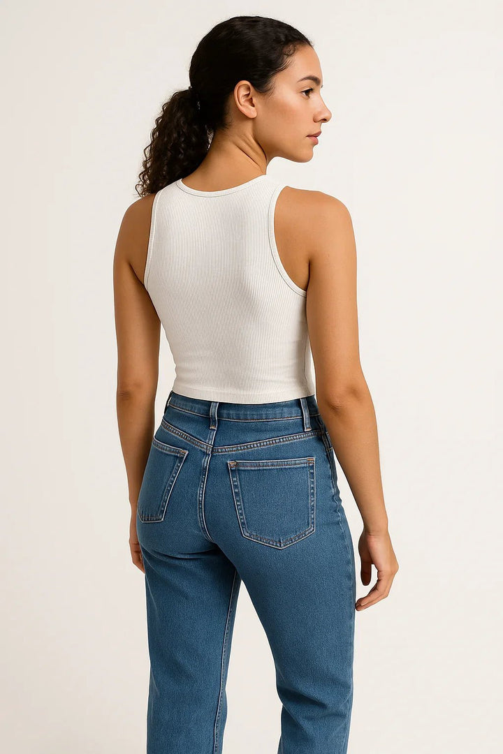 Cropped K2B Feminino Canelado - Leon Elegance