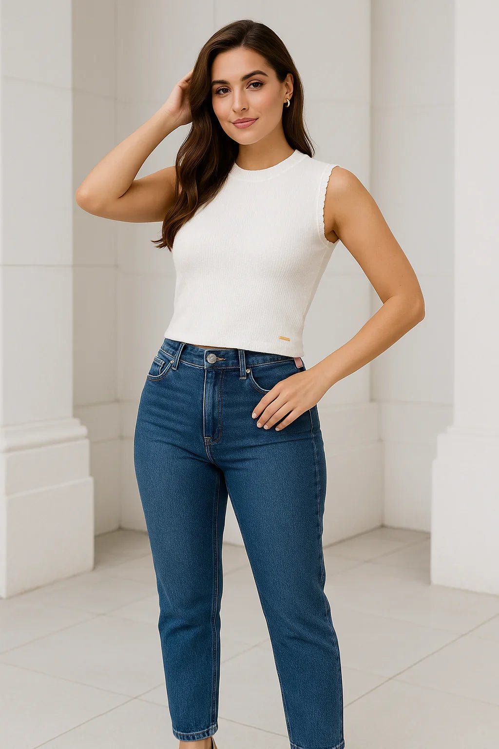 Cropped Klepton Canelado - Leon Elegance