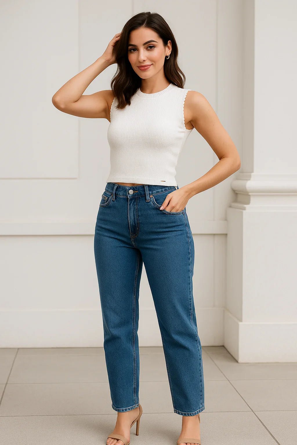 Cropped Klepton Canelado - Leon Elegance