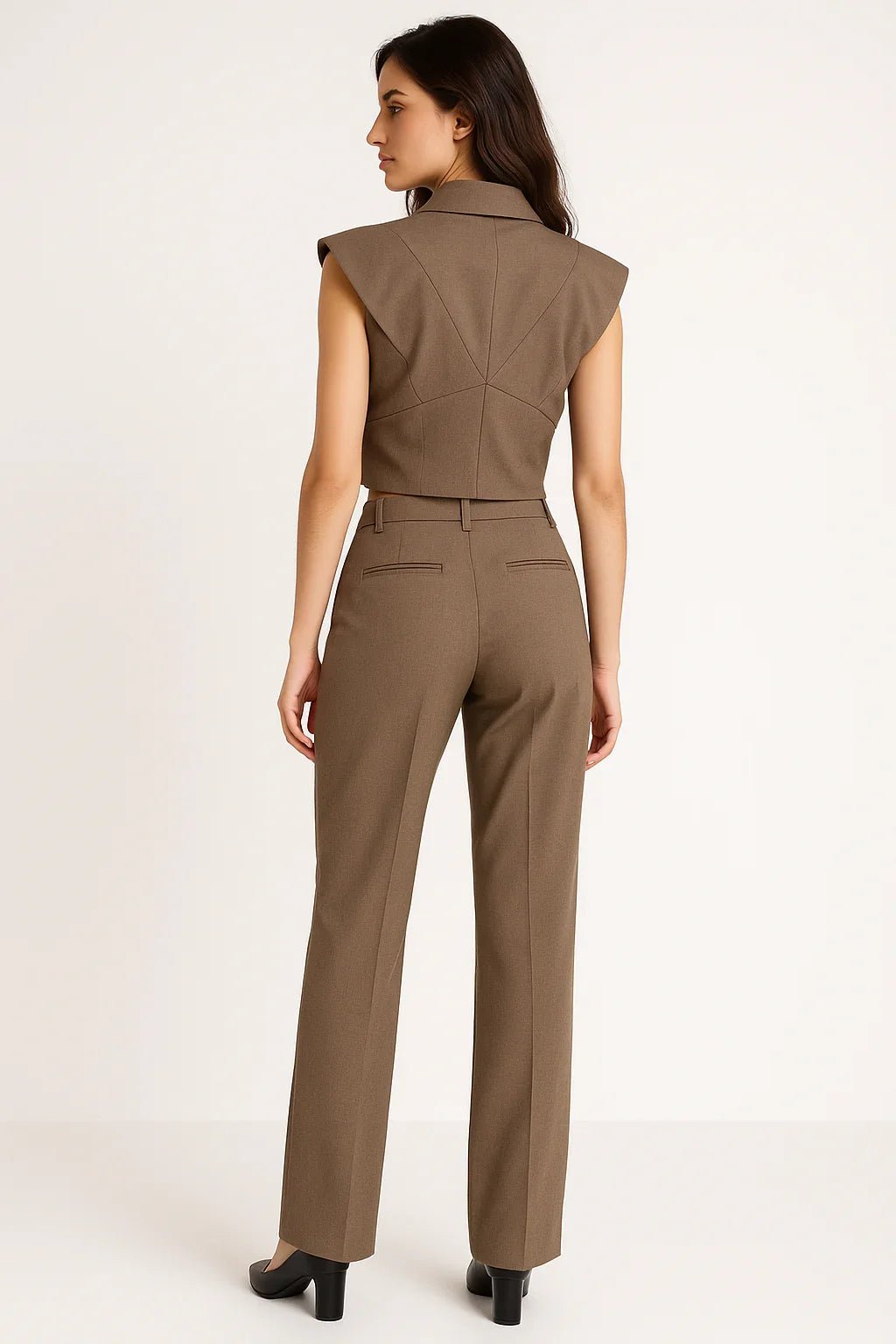 Cropped Klepton Estruturado com Botões - Leon Elegance