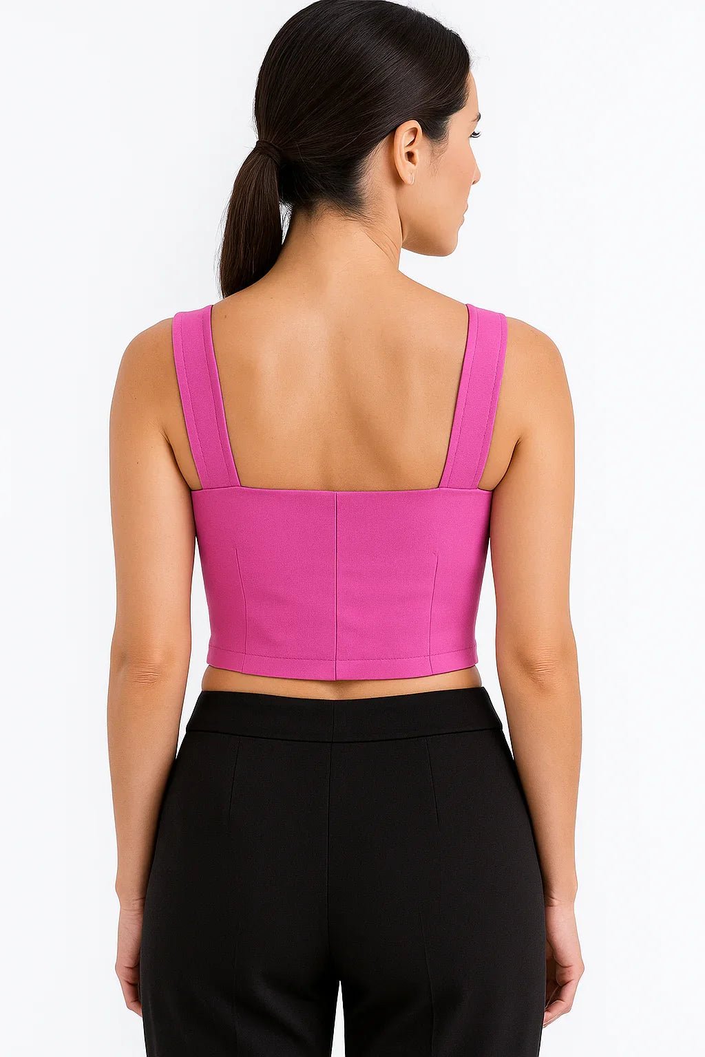 Cropped Klepton Feminino Pink Alças Largas - Leon Elegance