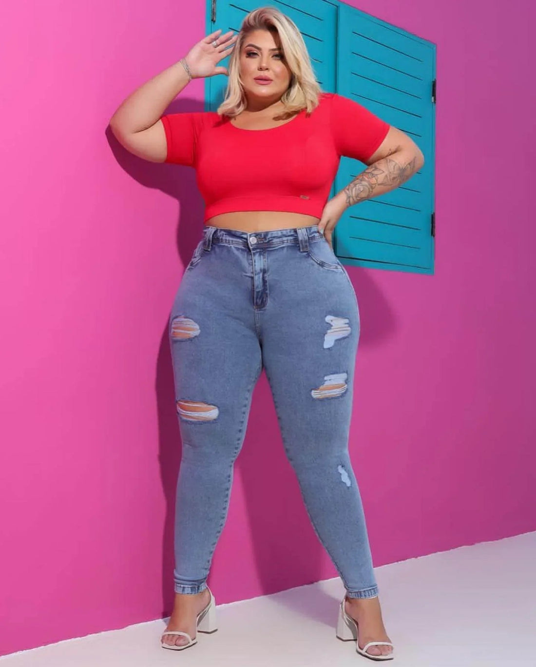 Cropped Mood Charm Simone Leon - Leon Elegance