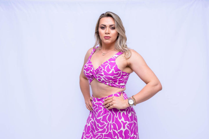 Cropped Top Tropical Vibe Leon - Leon Elegance