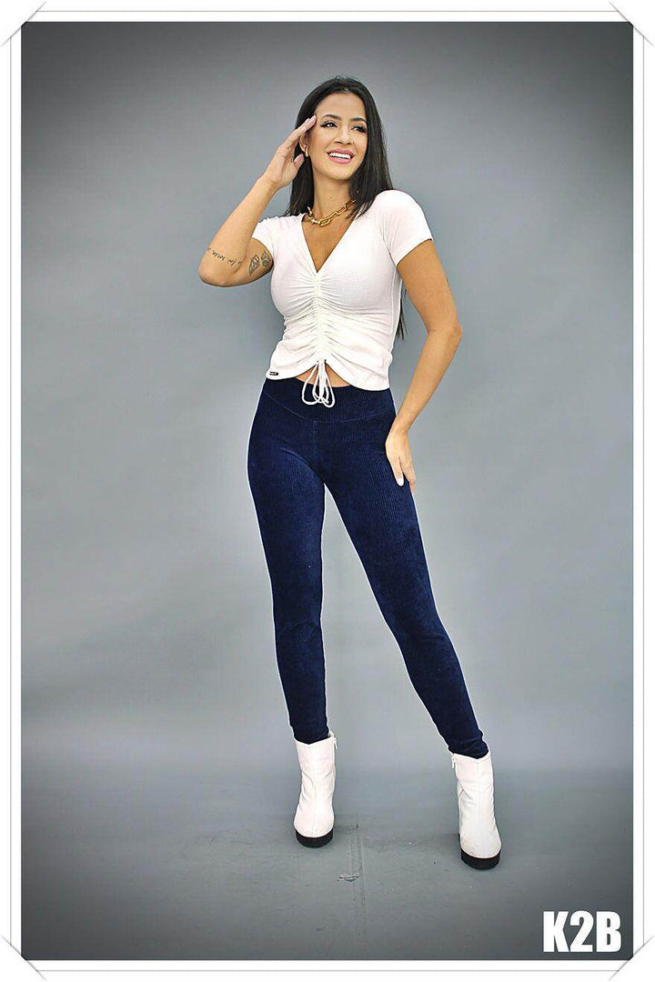 Calça Legging Dália Aveludada Leon - Leon Elegance
