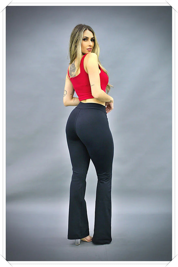 Calça Legging Flare sem bolso Nirelia Leon