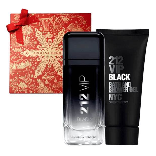 Carolina Herrera Kit Masculino Presenteável 212 Vip Black EDP - Leon Elegance