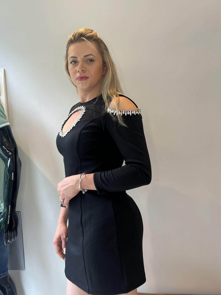 Vestido Midi Cut Detalhe Nos Seios Leon - Leon Elegance