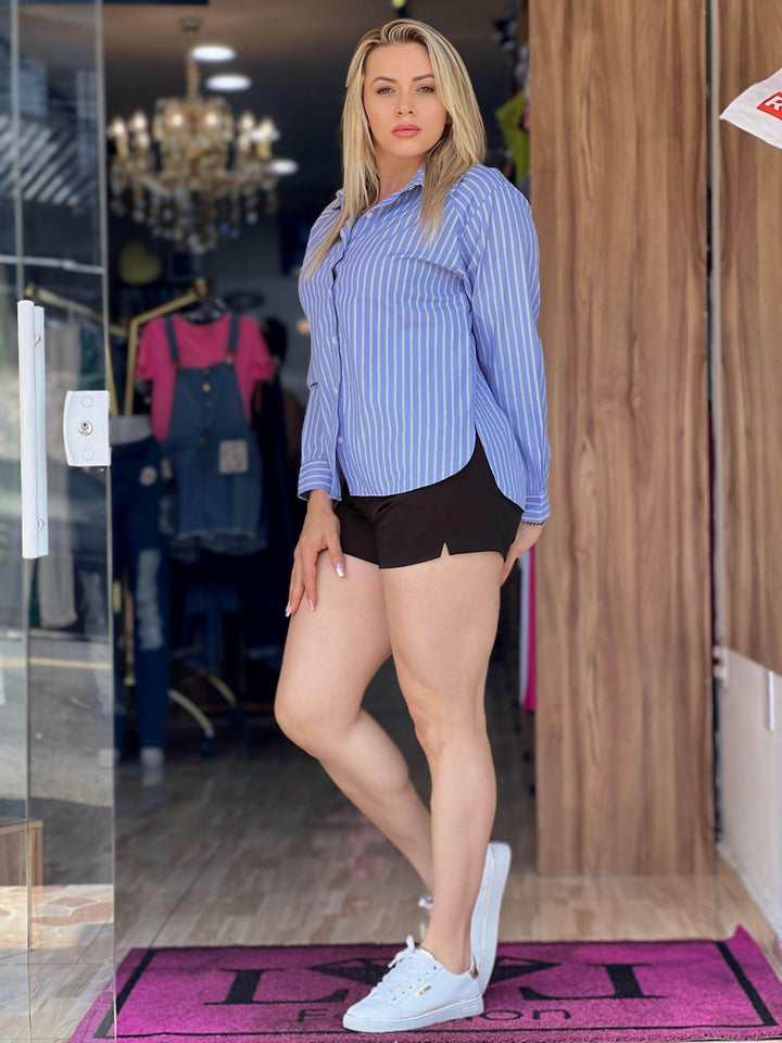 Camisa Femme Drip Listrada Leon - Leon Elegance