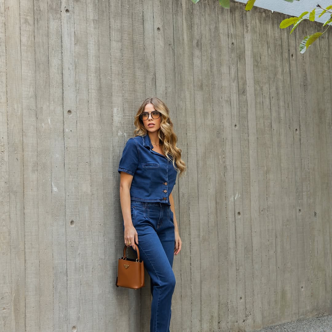 Casaquinho Jeans Klepton Feminino