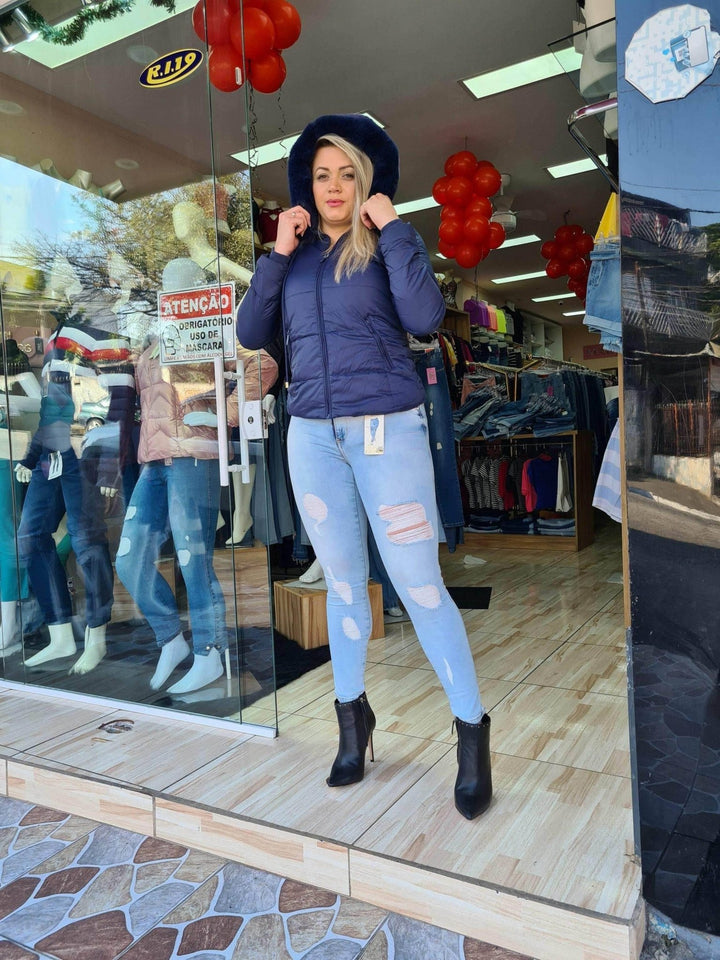 Jaqueta Bobo Jaco Forrada Com Pelinho Leon - Leon Elegance