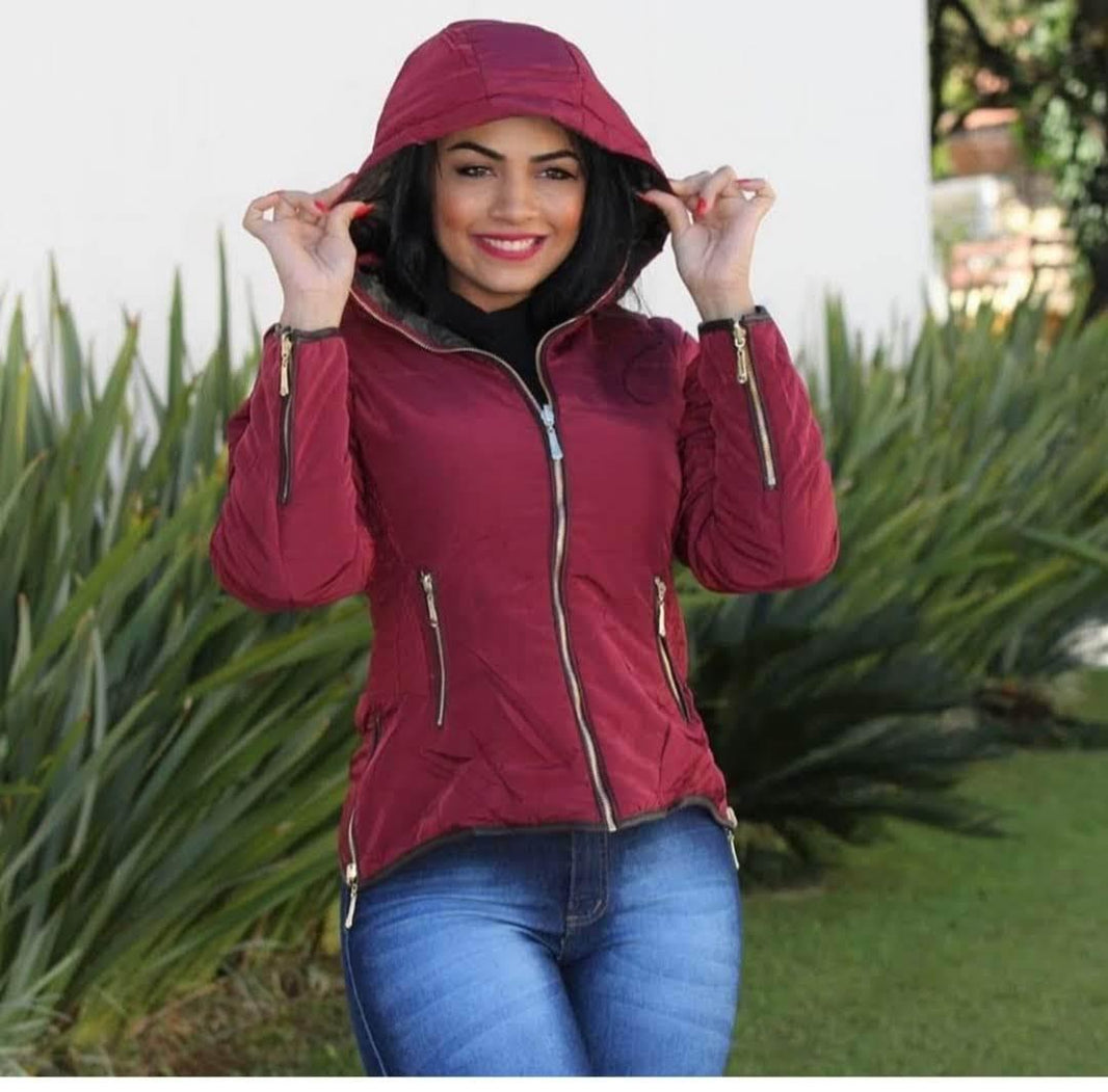 Jaqueta Com Zíper Lateral E Mangas Removíveis Leon - Leon Elegance