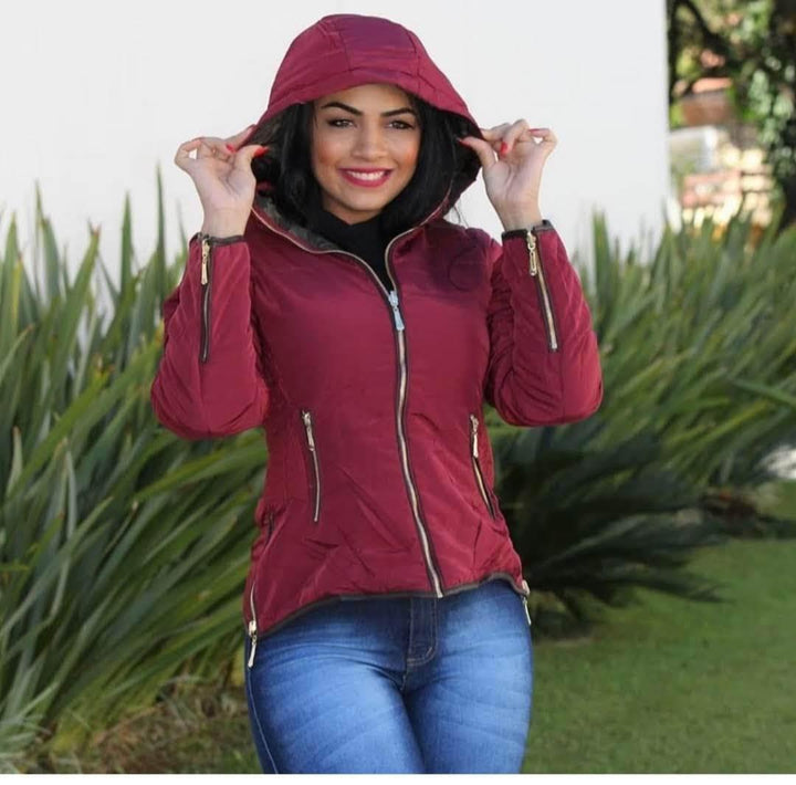 Jaqueta Com Zíper Lateral E Mangas Removíveis Leon - Leon Elegance