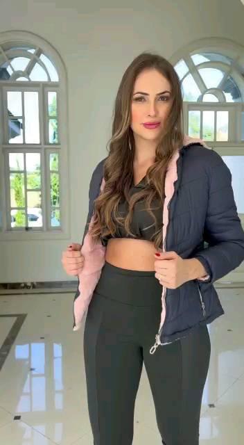 Jaqueta Dupla Face Feminina Bobo Jaco Leon - Leon Elegance