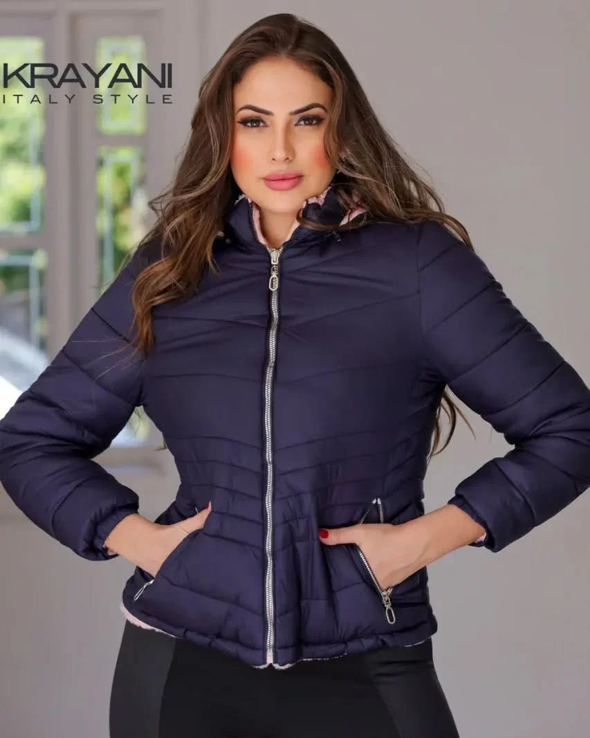 Jaqueta Dupla Face Feminina Bobo Jaco Leon - Leon Elegance