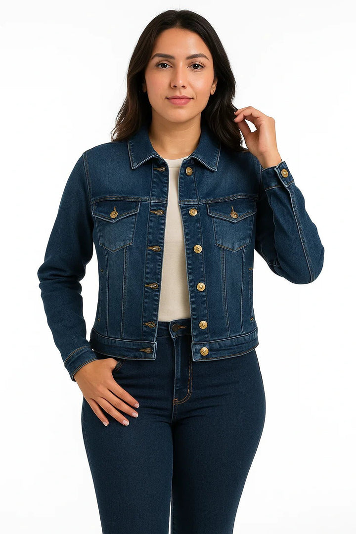 Jaqueta Jeans Feminina Anne’s Classic Sol - Leon Elegance