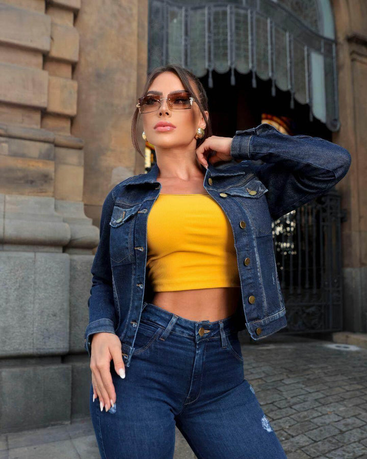 Jaqueta Jeans Lift Dash Leon - Leon Elegance
