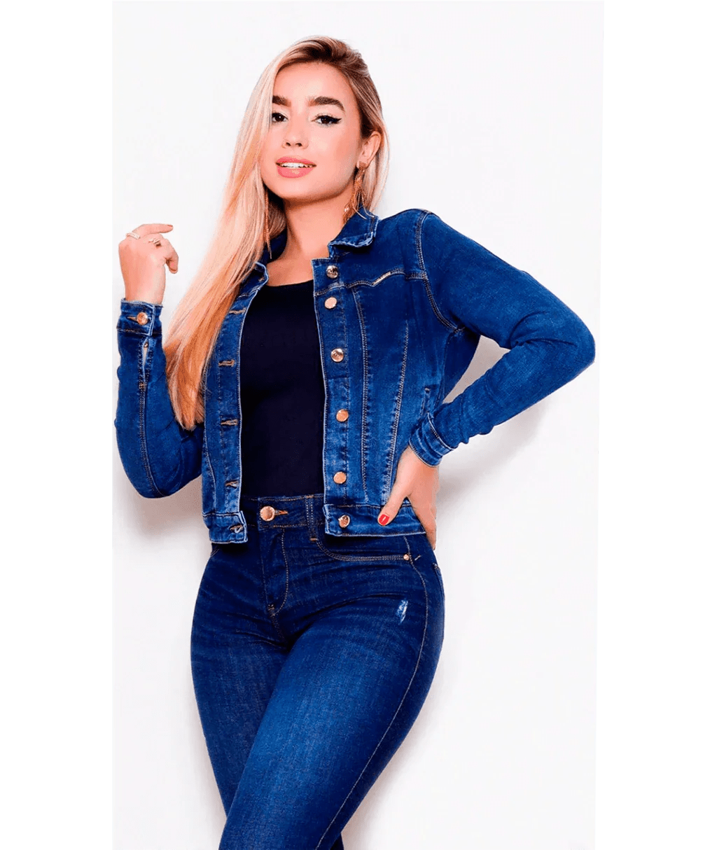 Jaqueta Jeans Urban Femme Leon - Leon Elegance