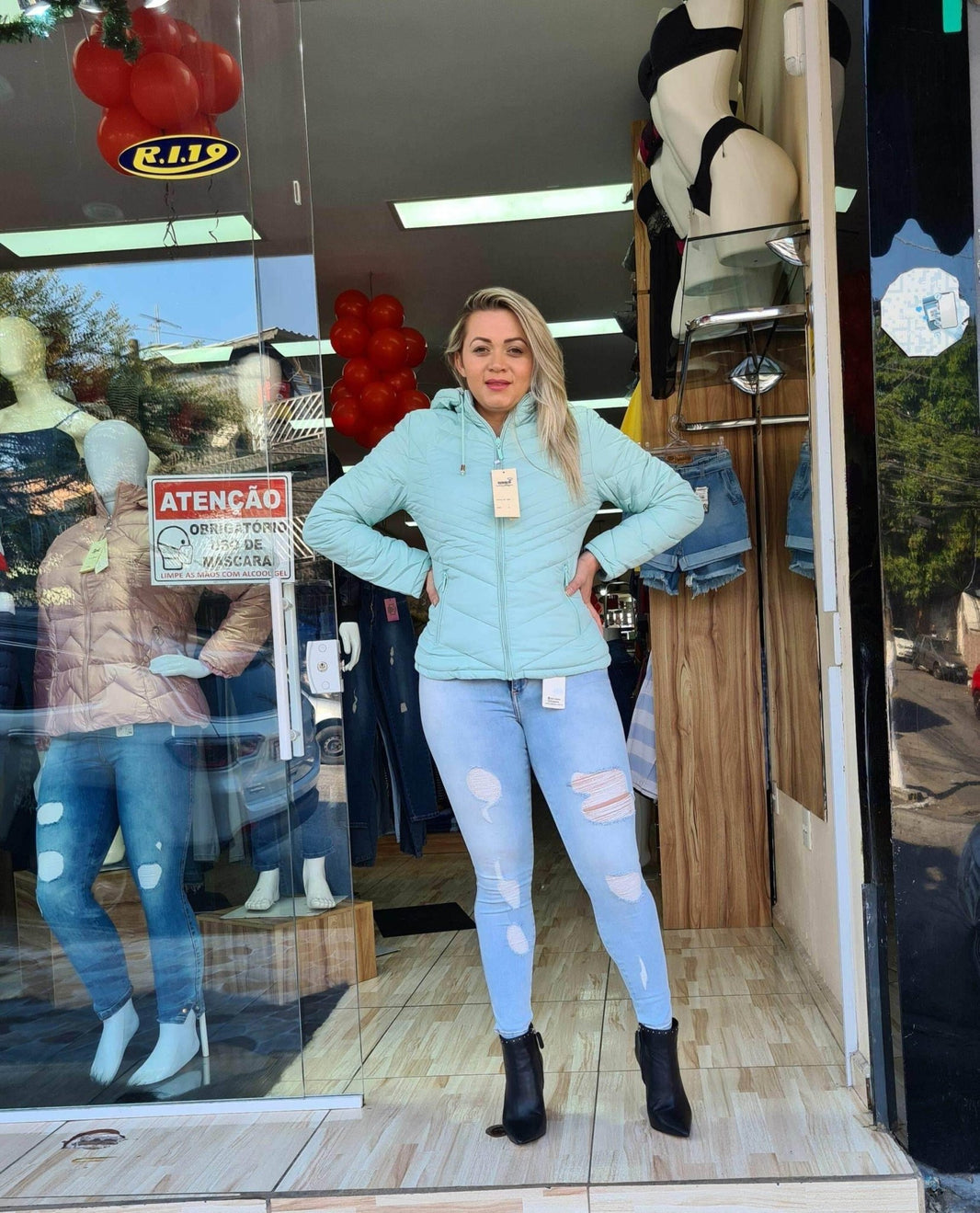 Jaqueta Puffer Dupla Face Com Capuz Leon - Leon Elegance