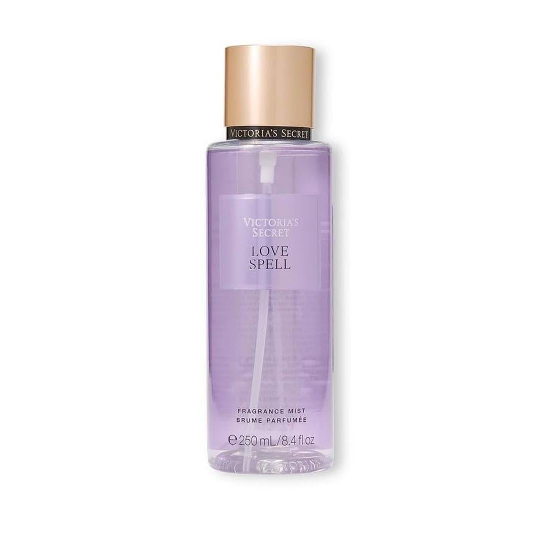 Kit LoveSpell 100% Original: Body Splash 250ml, Loção Hidratante e Esfoliante para Cuidado Corporal Completo - Leon Elegance