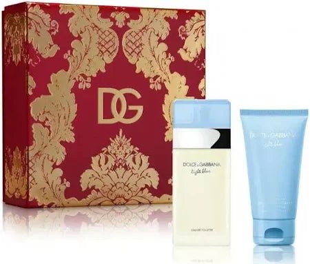 Kit Perfume Dolce & Gabbana® Light Blue Feminino Eau de Toilette 100 ml + Hidratante 50 ml - Leon Elegance