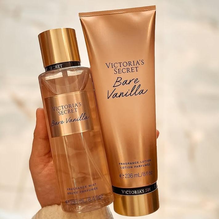 Kit Vanilla 100% Original: Body Splash 250ml, Loção Hidratante e Esfoliante para Cuidado Corporal Completo - Leon Elegance