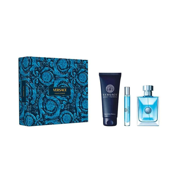 Versace Kit Masculino Presenteável Pour Homme EDT - Leon Elegance