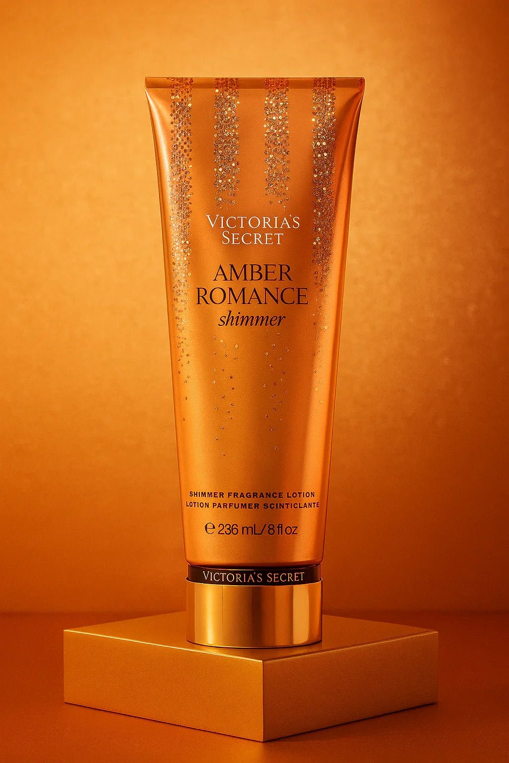 Loção Corporal Victoria’s Secret Amber Romance Shimmer 236ml - Leon Elegance