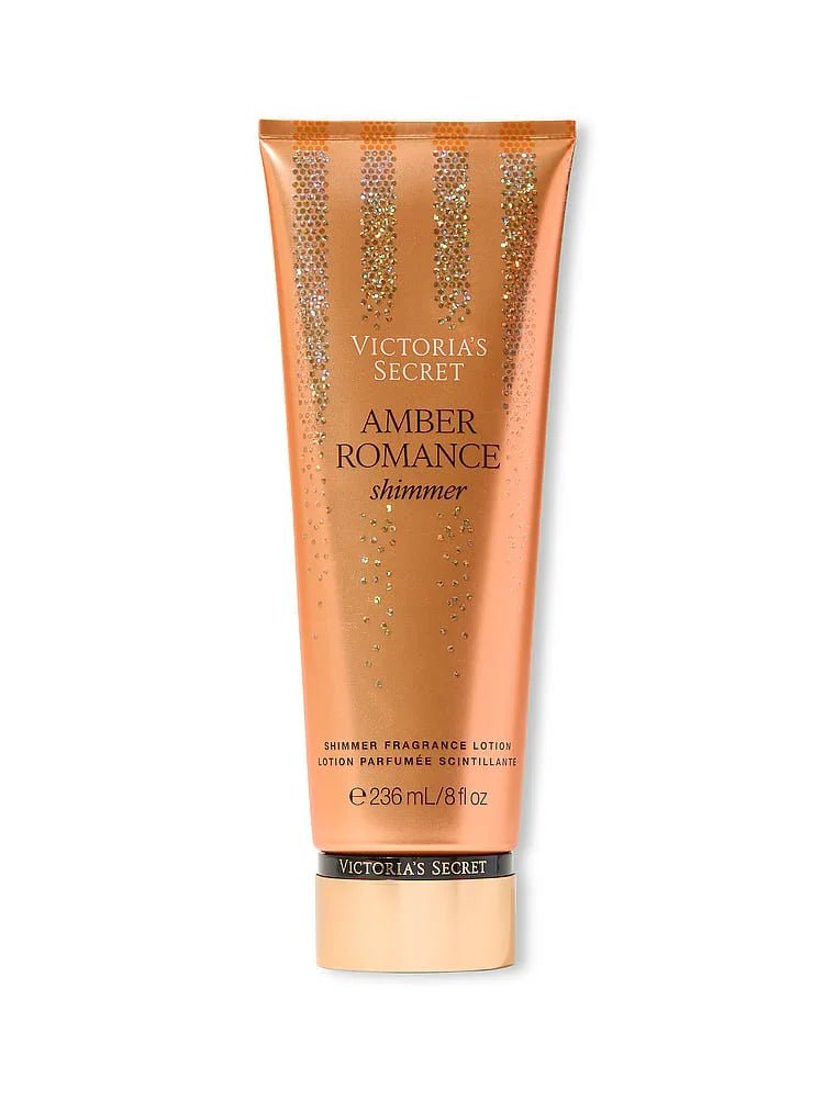 Loção Corporal Victoria’s Secret Amber Romance Shimmer 236ml - Leon Elegance