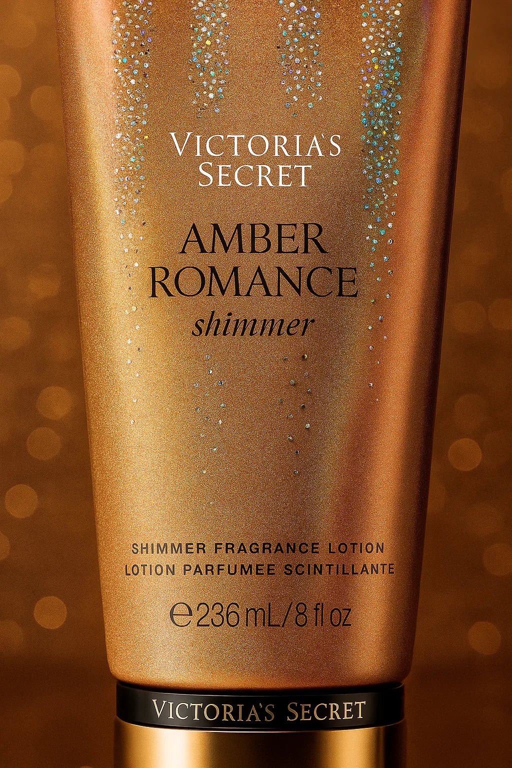 Loção Corporal Victoria’s Secret Amber Romance Shimmer 236ml - Leon Elegance