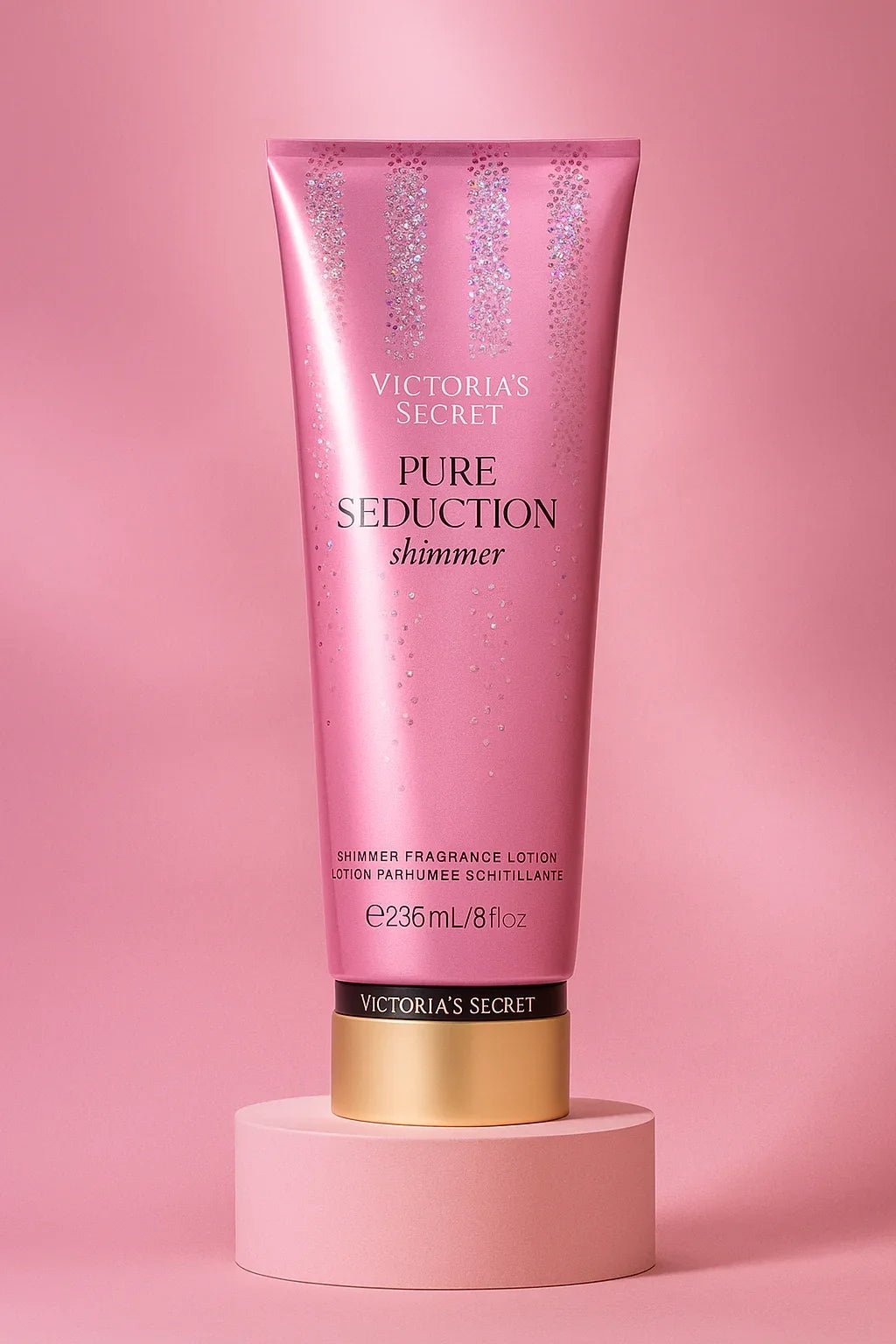 Loção Corporal Victoria’s Secret Pure Seduction Shimmer Feminino 236ml - Leon Elegance