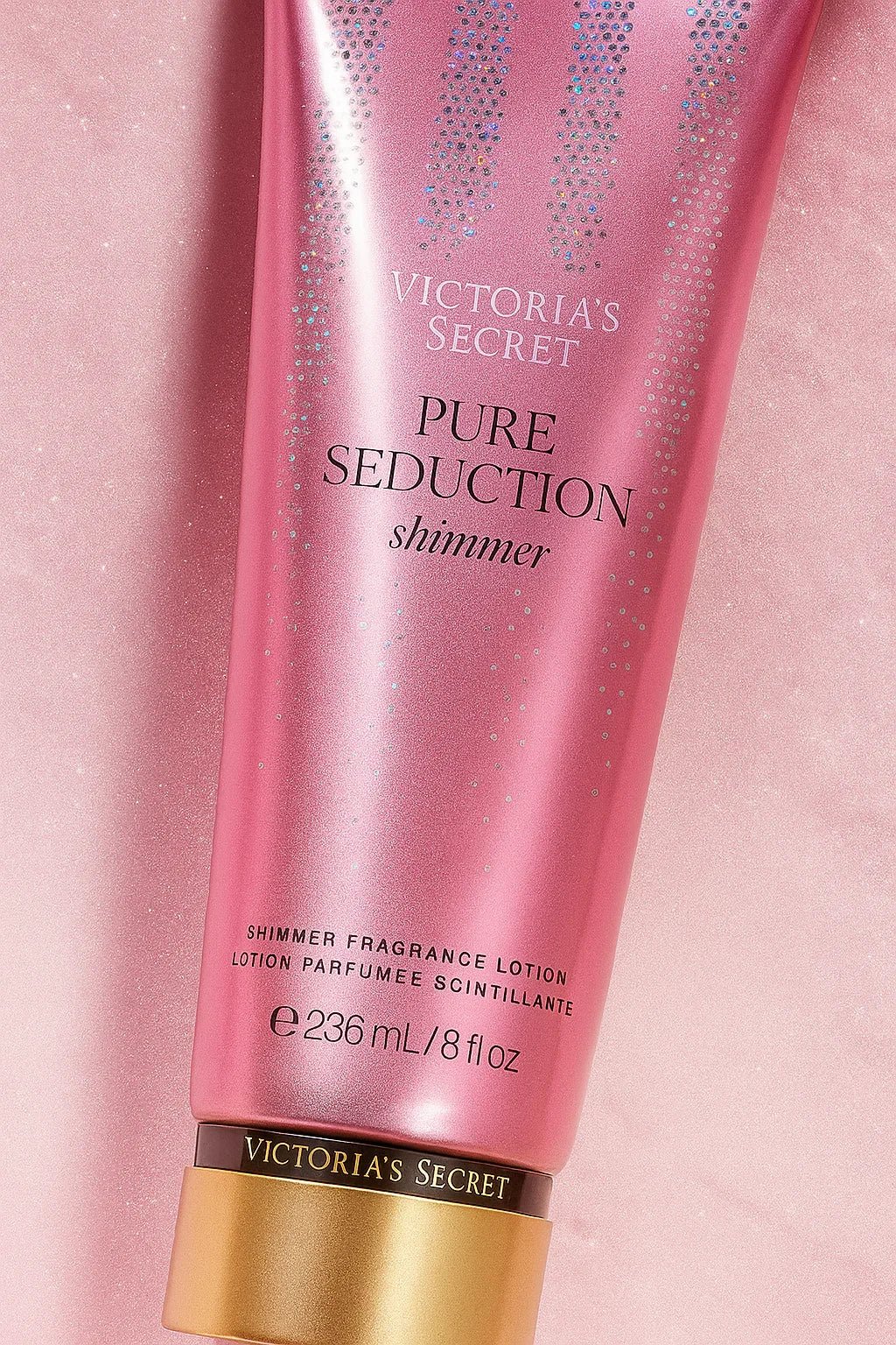 Loção Corporal Victoria’s Secret Pure Seduction Shimmer Feminino 236ml - Leon Elegance