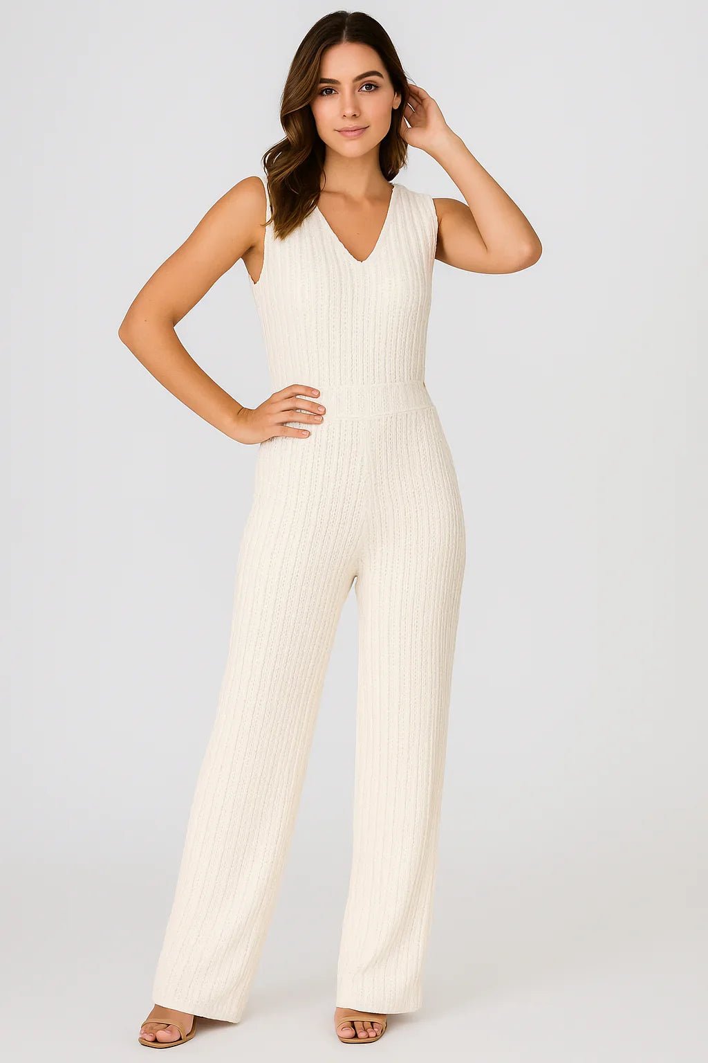 Macacão Klepton Tricô Canelado - Leon Elegance