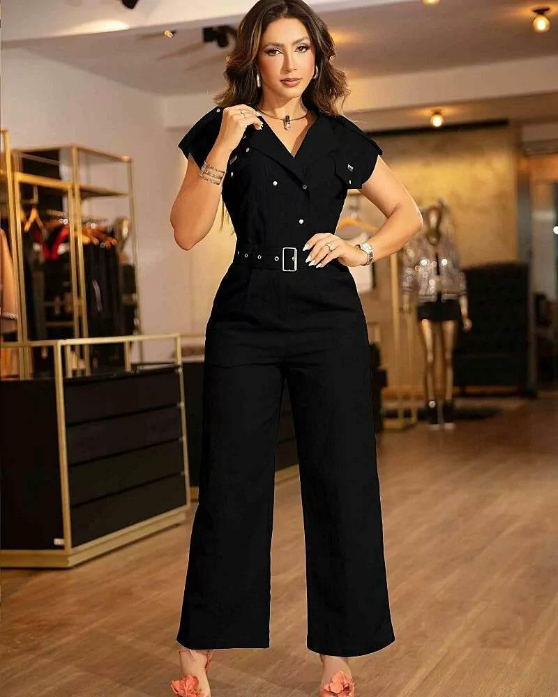 Macacão Social Tulum em Linho Leon - Leon Elegance