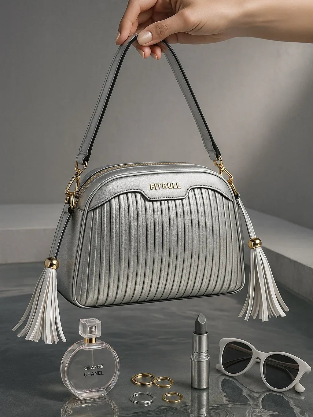 Nome Comercial Bolsa Feminina Franja Pit Bull - Leon Elegance