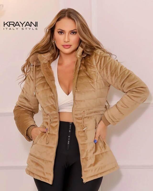 Parka Feminina Com Capuz Forrada Leon - Leon Elegance