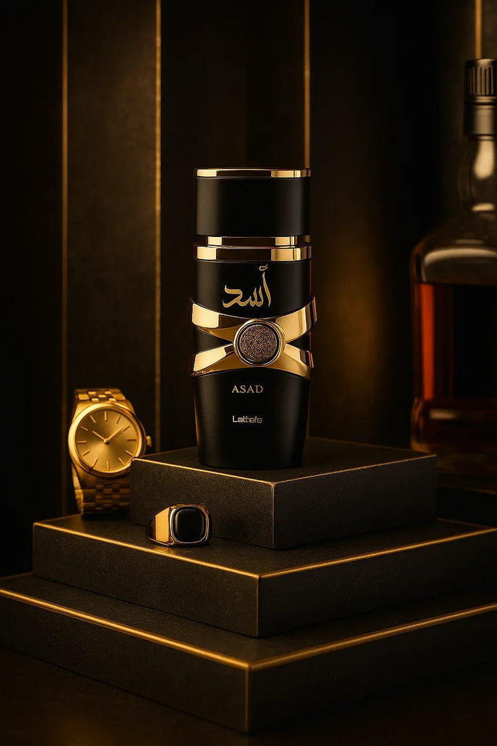 Perfume Asad Lattafa Eau de Parfum Masculino 100ml - Leon Elegance