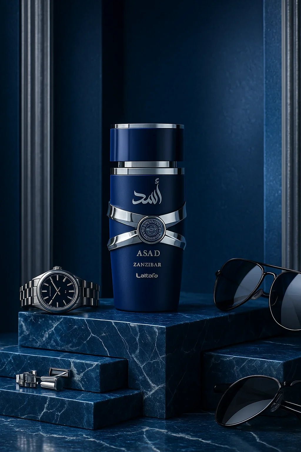 Perfume Asad Zanzibar Lattafa Eau de Parfum Masculino 100ml - Leon Elegance