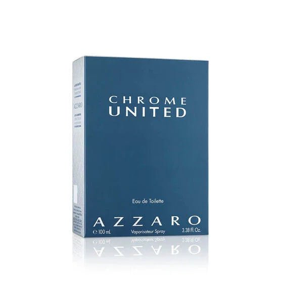 perfume azzaro chrome united masculino eau de toilette 100ml - Leon Elegance