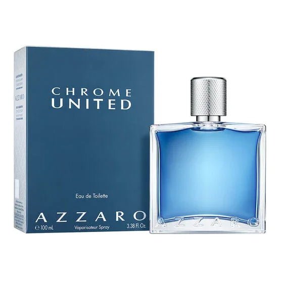 perfume azzaro chrome united masculino eau de toilette 100ml - Leon Elegance