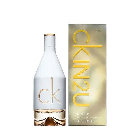 perfume calvin klein ck in2u feminino eau de toilette 100ml - Leon Elegance