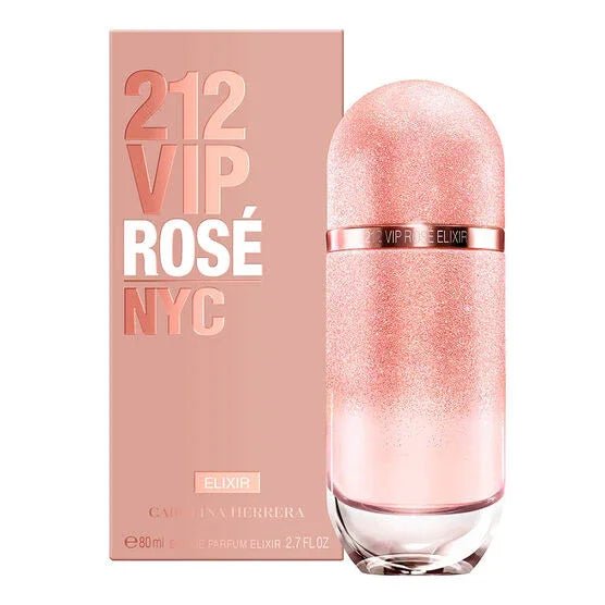 perfume carolina herrera 212 vip rosé elixir feminino eau de parfum 80ml - Leon Elegance