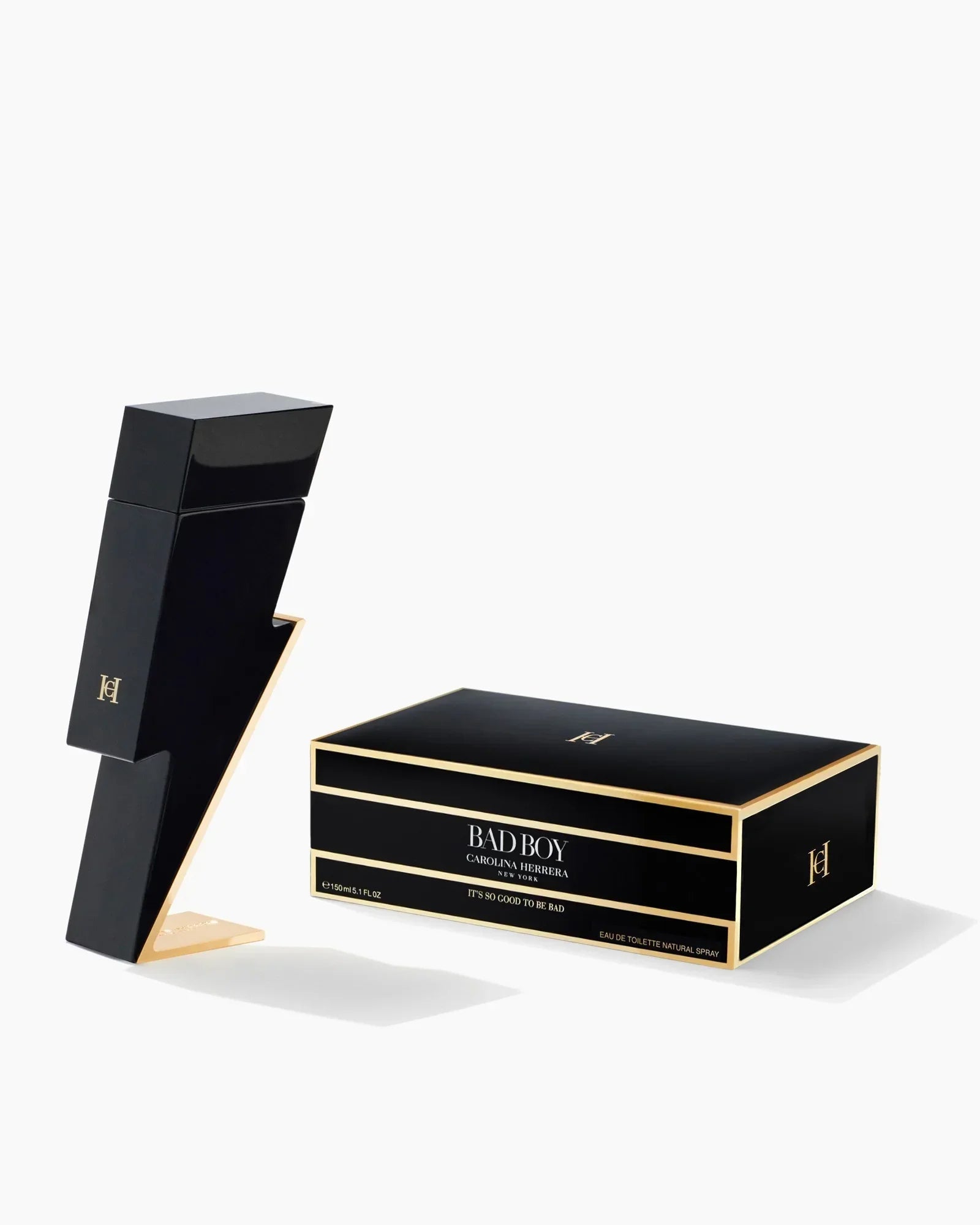 perfume carolina herrera bad boy masculino eau de toilette 100ml - Leon Elegance